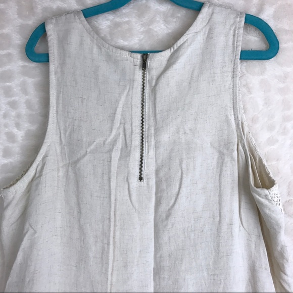 Sunday In Brooklyn Cream Knit Tank Top Anthro M - Picture 8 of 8